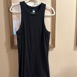 Old Navy; Black, Ribbed, Tank, Midi-Dress, SZ XL